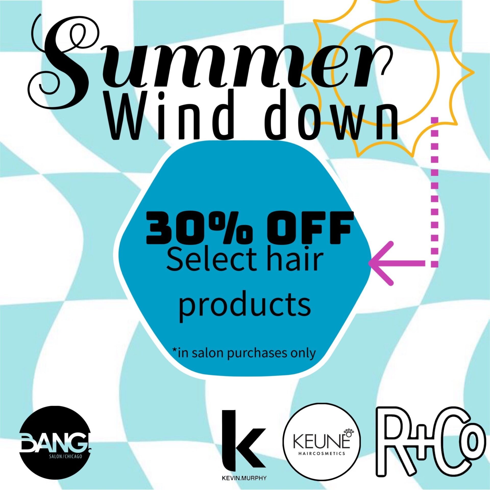 Summer Wind Down, 30% off Hair Products